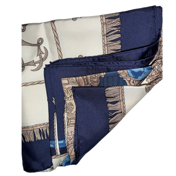 Hermes “VU DU CAROSSE  DE” 100%bSilk Scarf 90cm Square - Picture 6 of 16